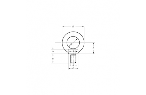 Anneau de levage mâle DIN 580